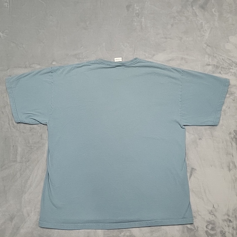 VTG Political Graphic Tee Shirt Mens Extra Large Blue George W‎ Bush Miss Me Yet - Picture 4 of 5